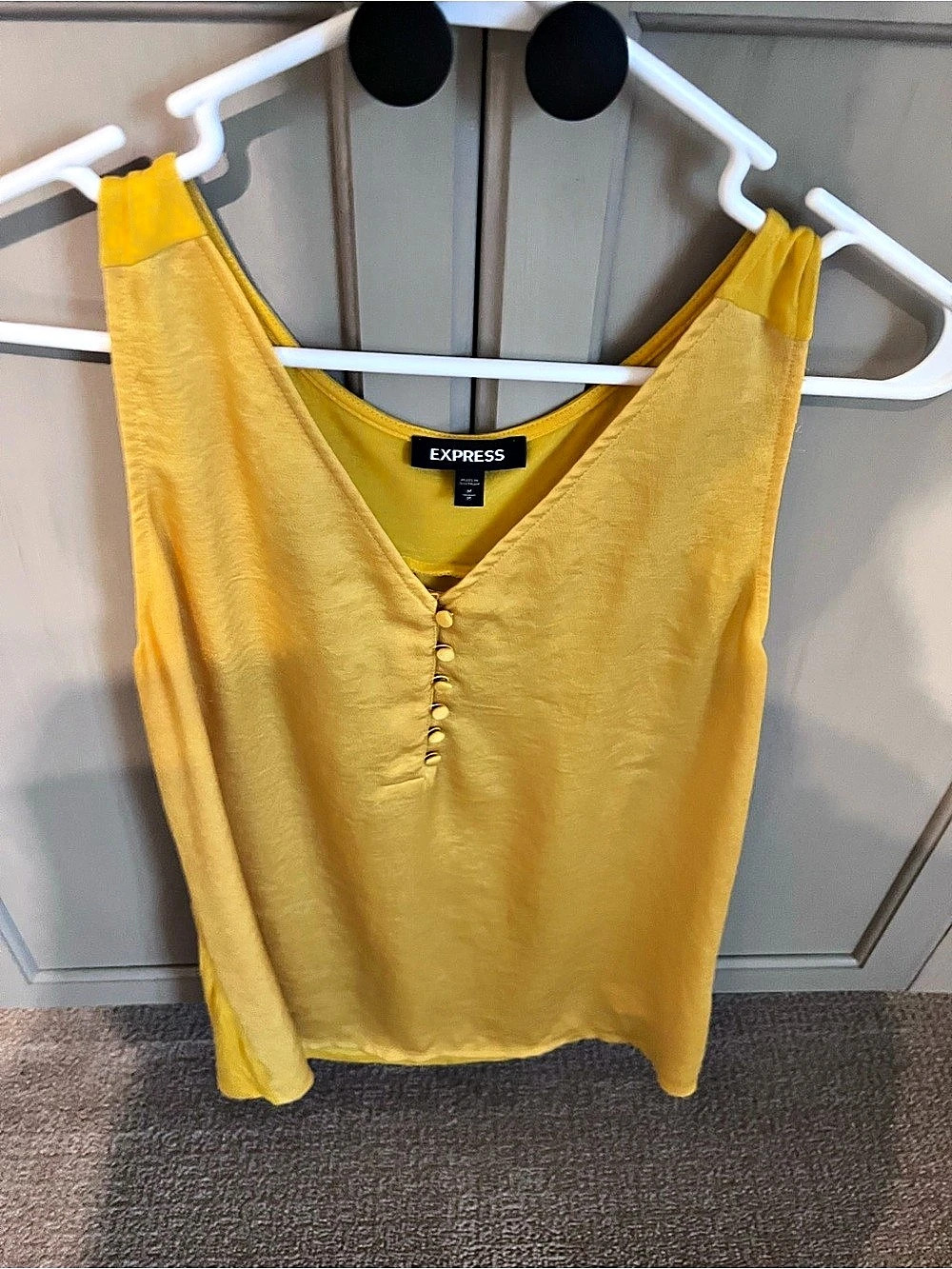 Express Yellow Camisole tank Size Medium